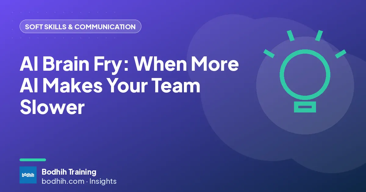 AI Brain Fry: When More AI Makes Your Team Slower