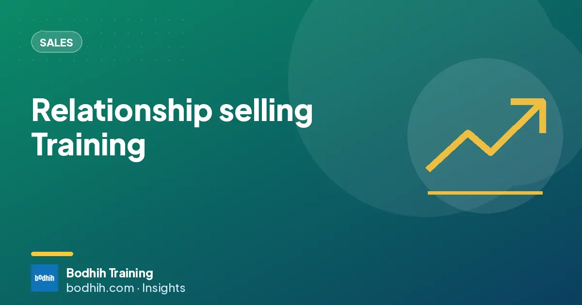 Relationship selling Training