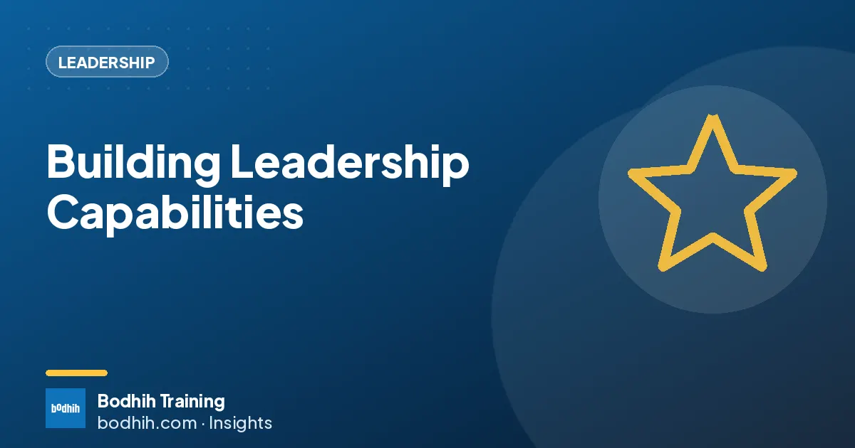 Building Leadership Capabilities