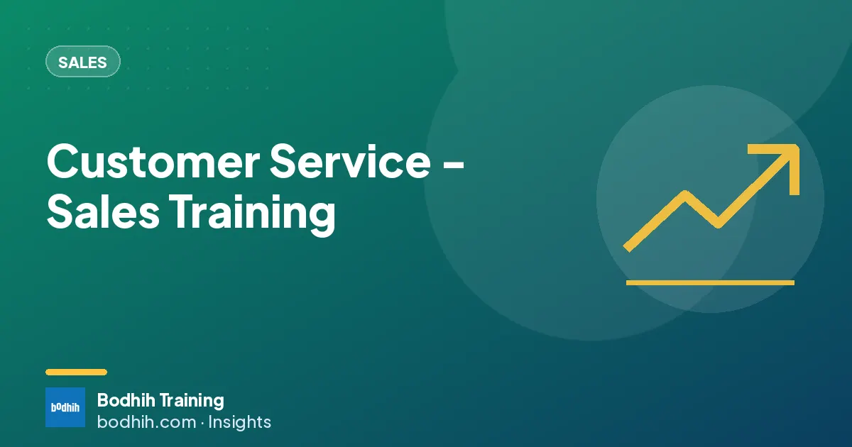 Customer Service - Sales Training