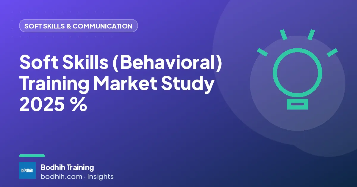 Soft Skills (Behavioral) Training Market Study 2025 %