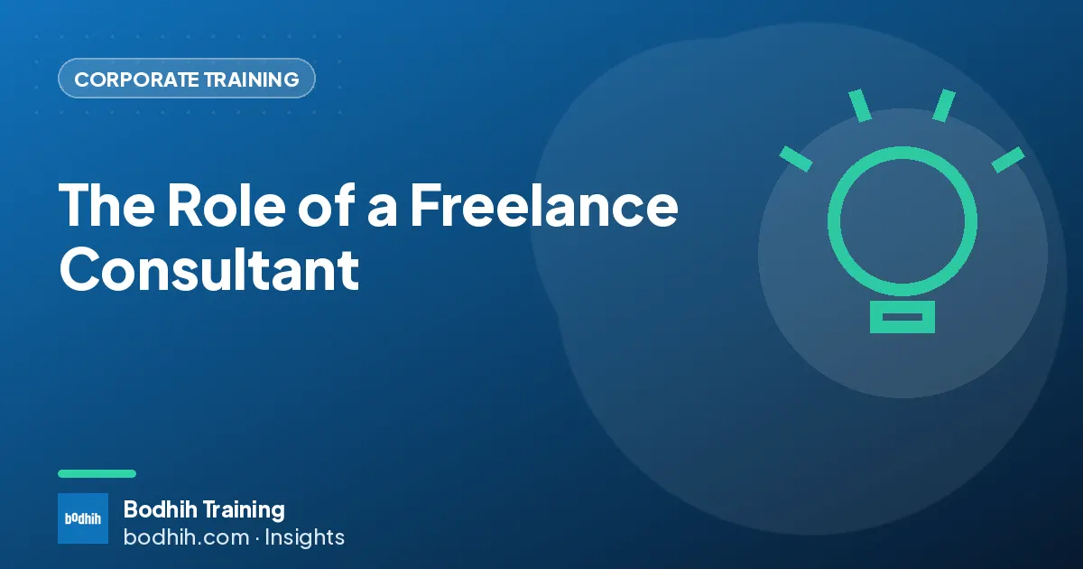The Role of a Freelance Consultant