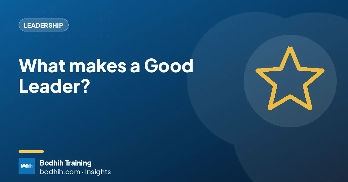 What makes a Good Leader?
