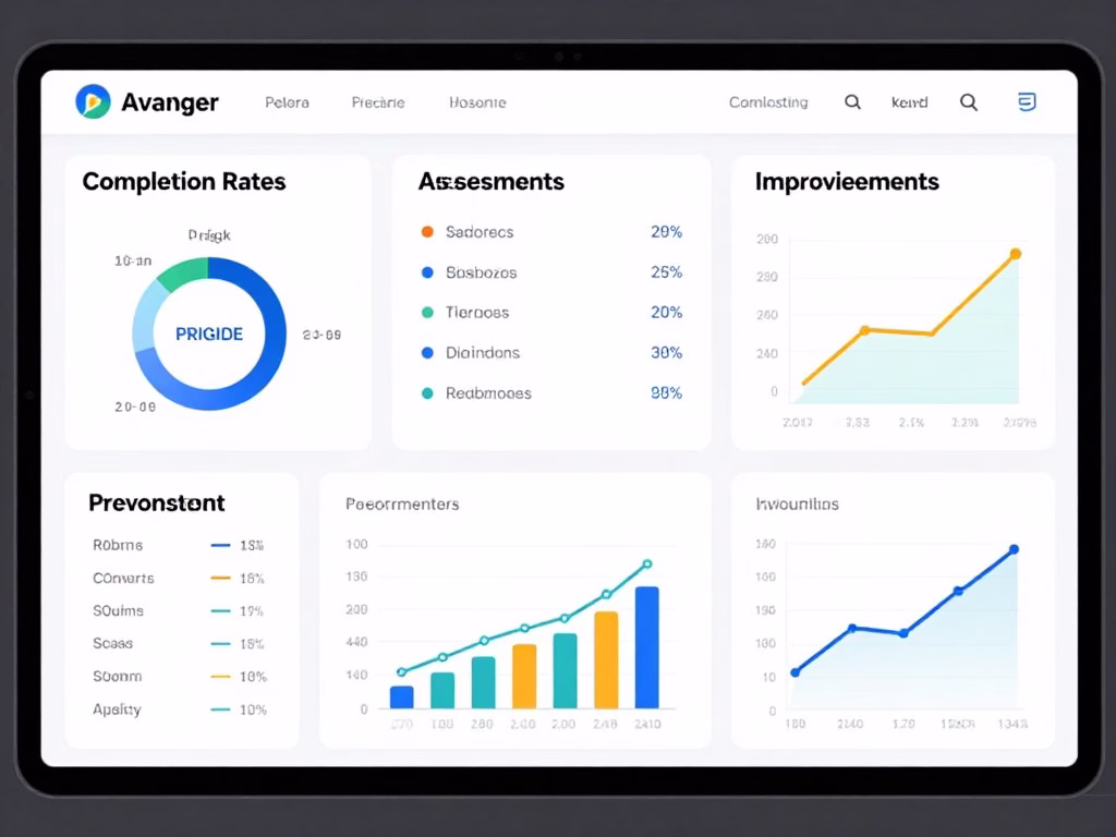 Manager training success metrics and measurement dashboard